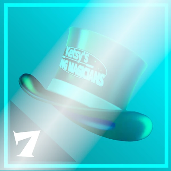 Holographic collector sticker number 7