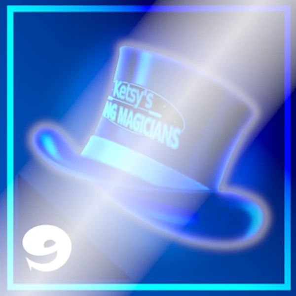 Holographic collector sticker number 9
